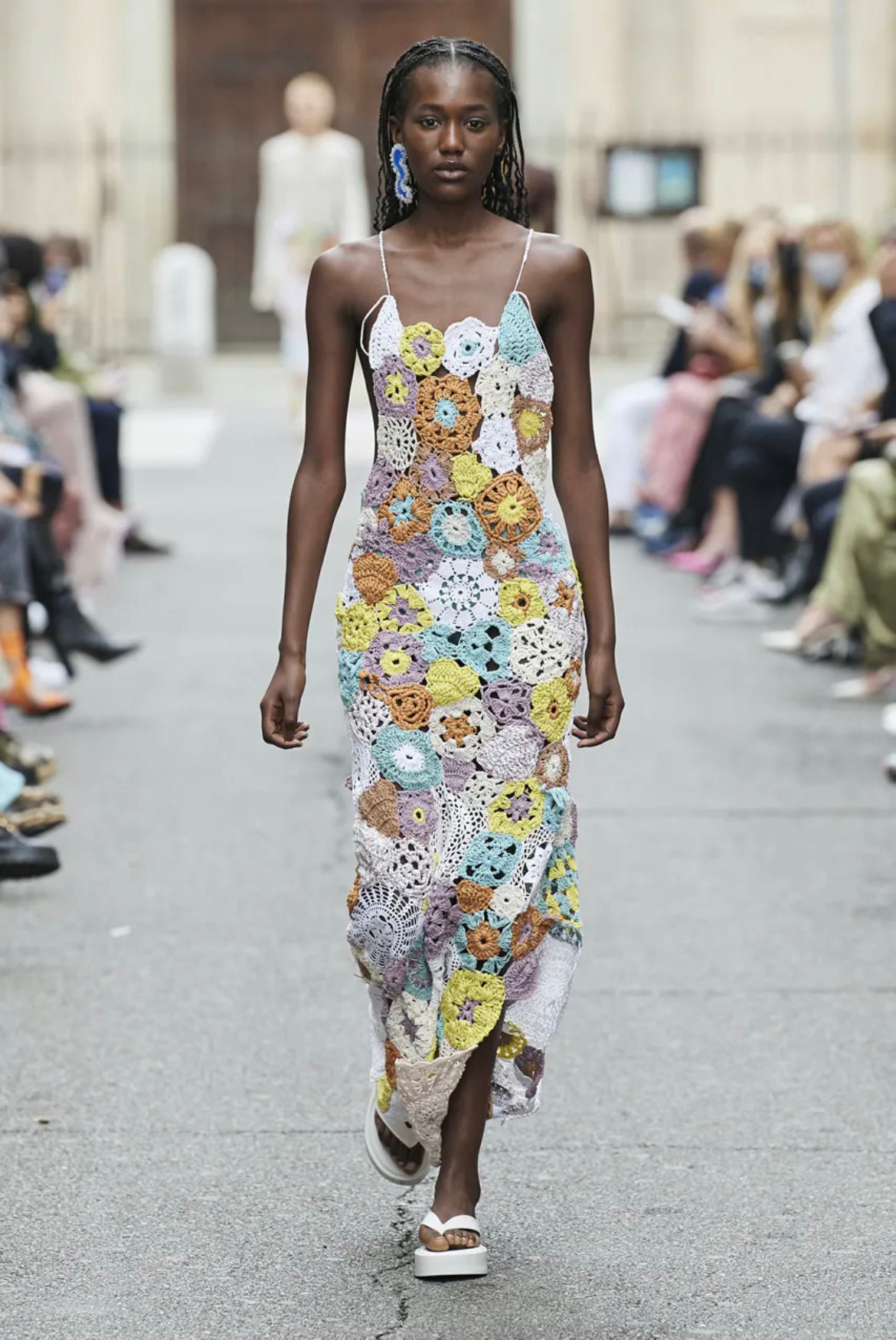 Crochet Dress on the Runway