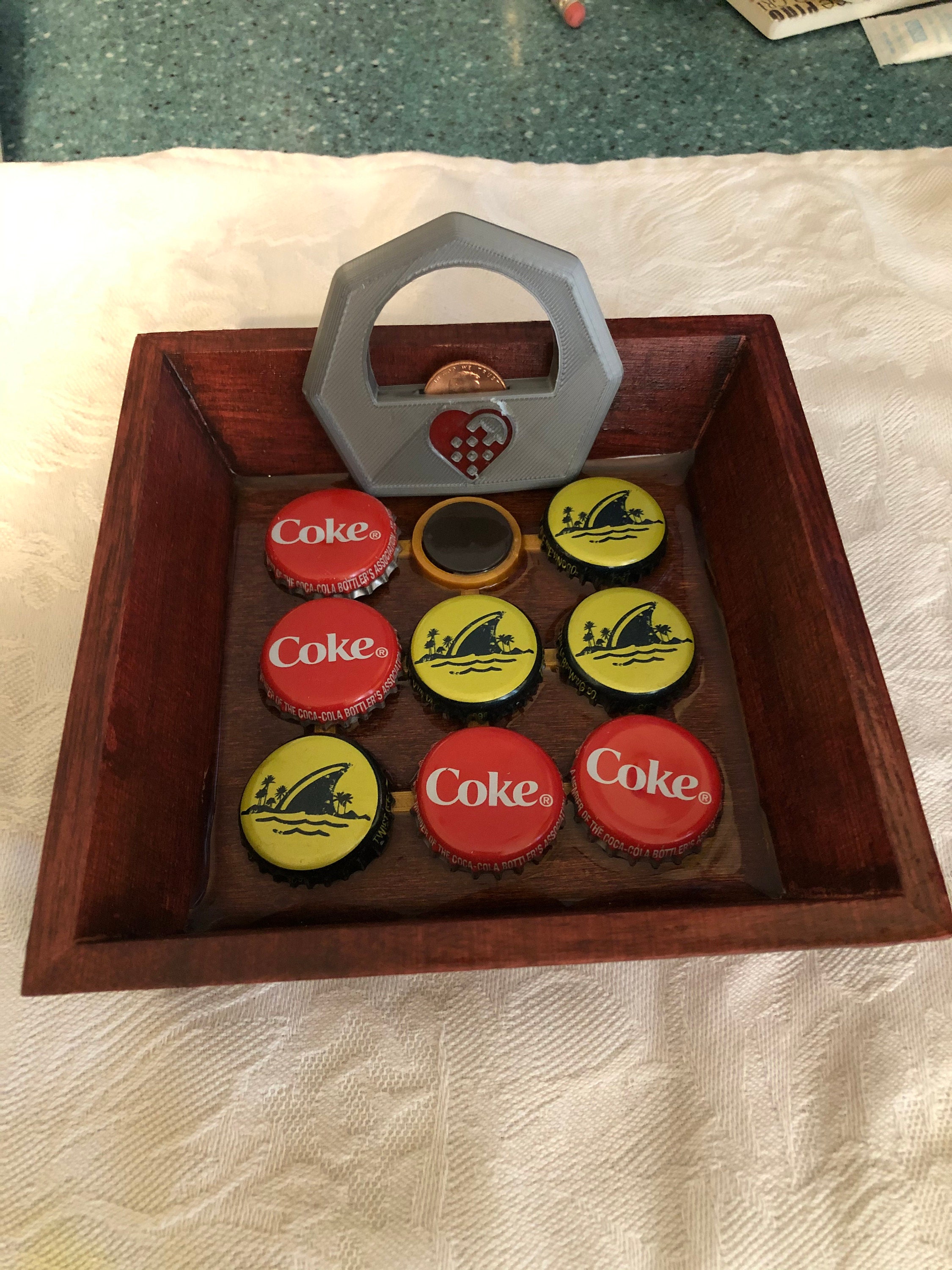 BottleCap Tic-Tac-Toe