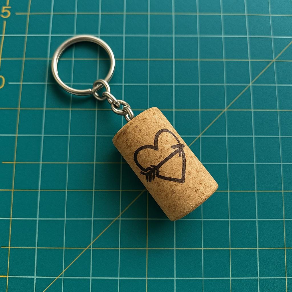 Chaveiros personalizados Coloque um parafuso com argola e decore com tinta ou queimação artística (ponta quente de metal para desenhar).
