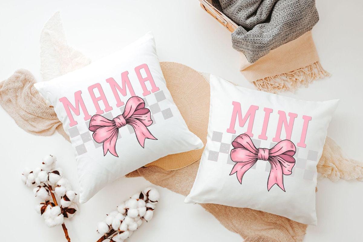 Capable by Design Mama and Mini Throw Pillows