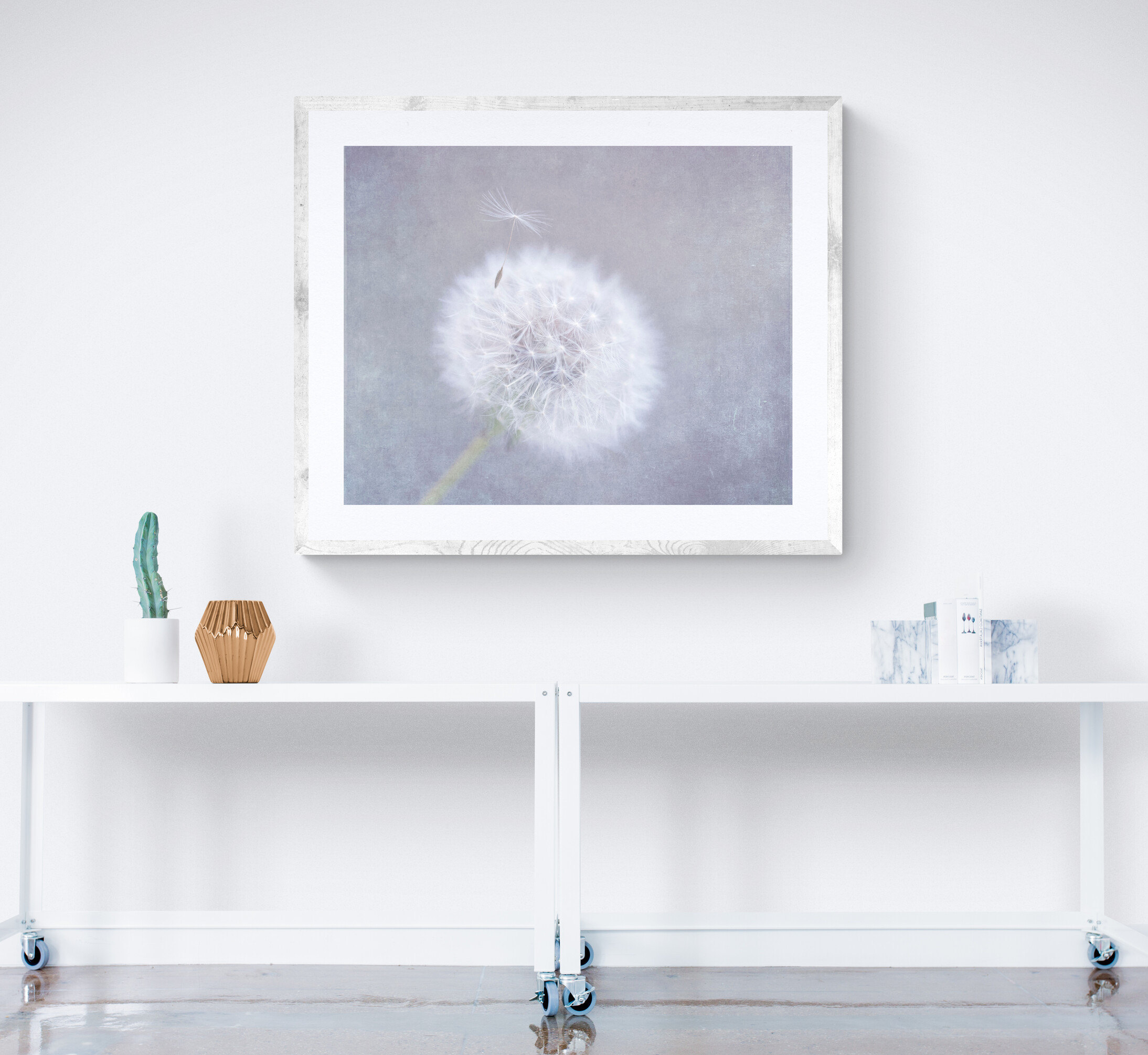 grey dandelion canvas- dandelion wall art- dandelion photography art-dandelion fine art prints