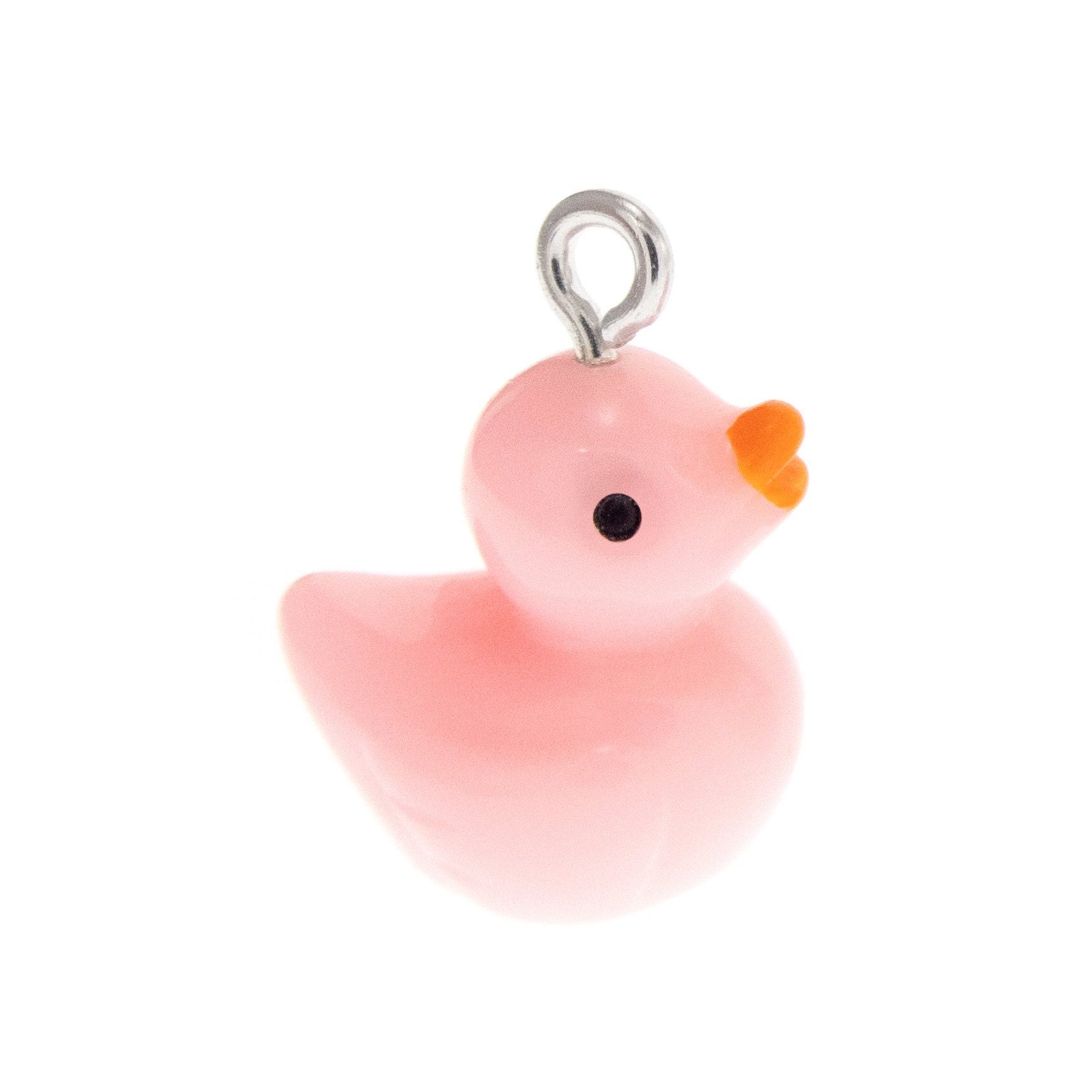 cute fun jewelry for girlfriend, rubber duck necklace