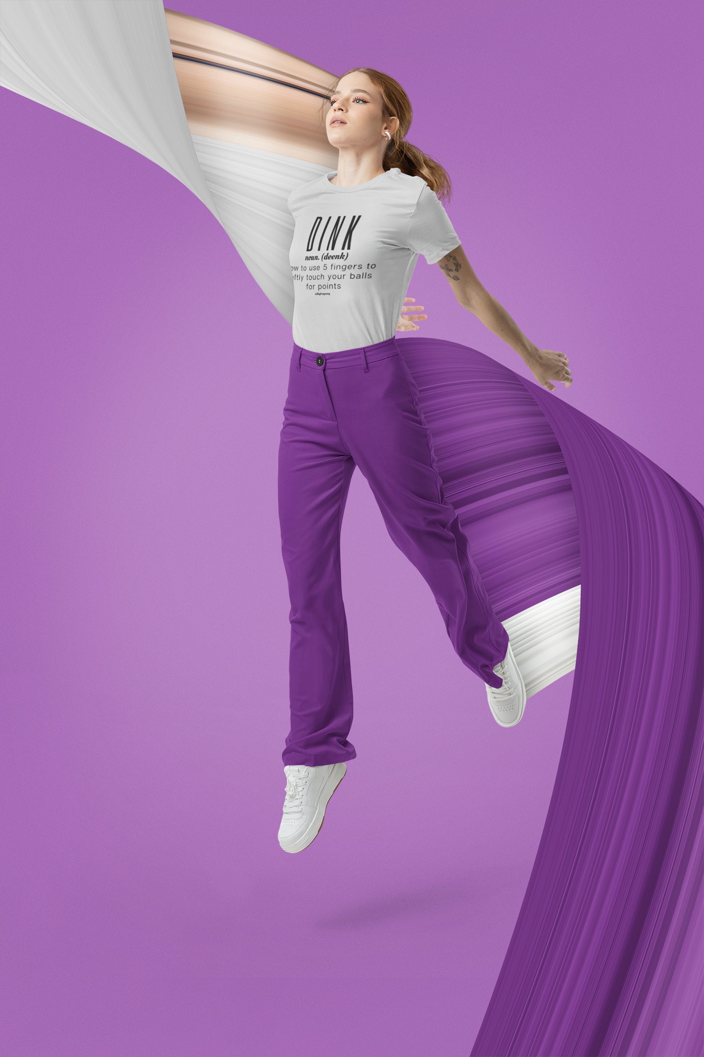 dink - how to use 5 fingers to softly touch your balls for points. April Chapple, Launches a Hilarious Volleyball T-shirt Line With Fun Tongue-in-Cheek Designs sure to make players and enthusiasts laugh available on Etsy and Amazon in time for Cyber Monday and Christmas. A tip and a dink are ways to use your fingertips to push the ball over the block into an open space on the opposing teams court in order to sideout or score a direct point in a rally.