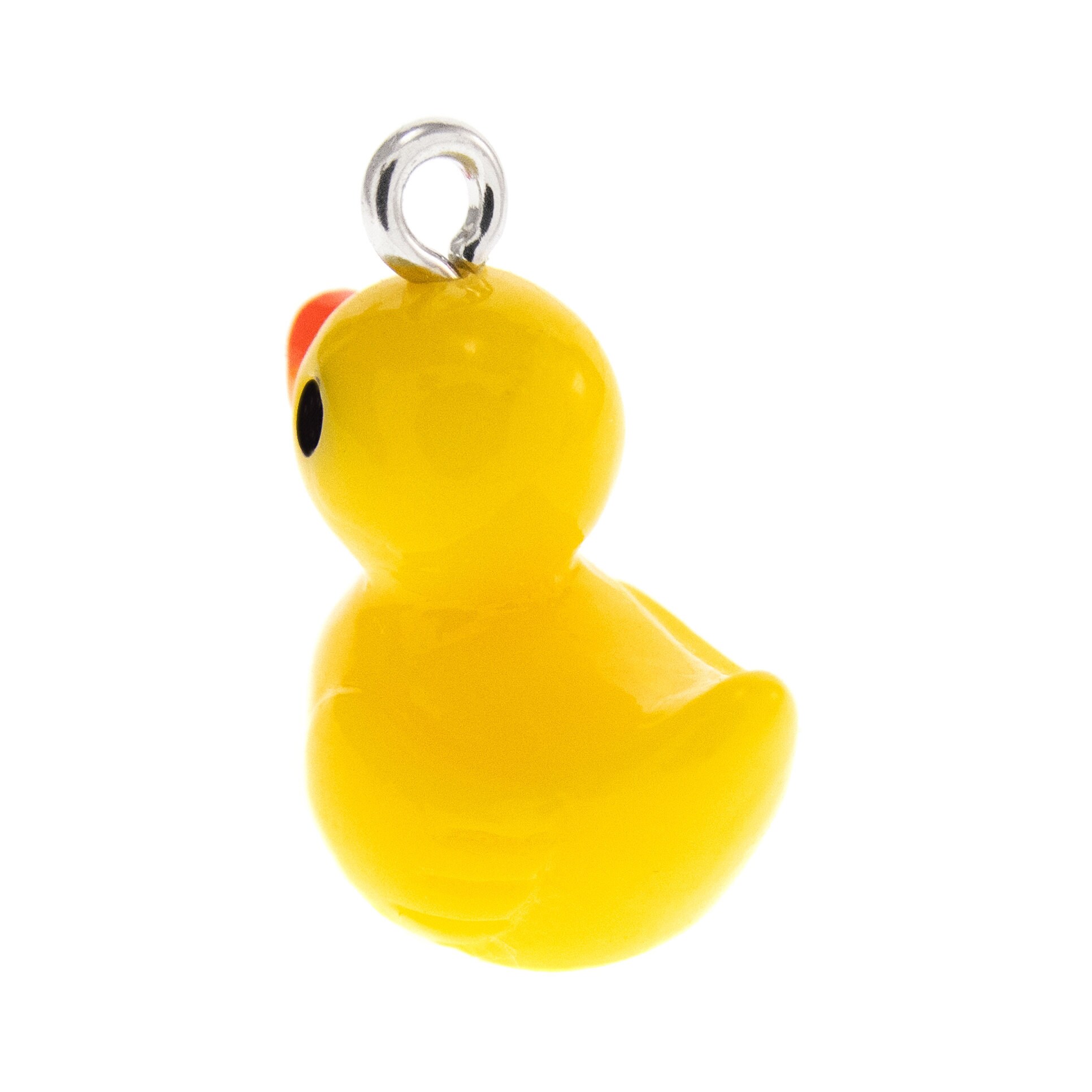 coding duck necklace with yellow rubber duck