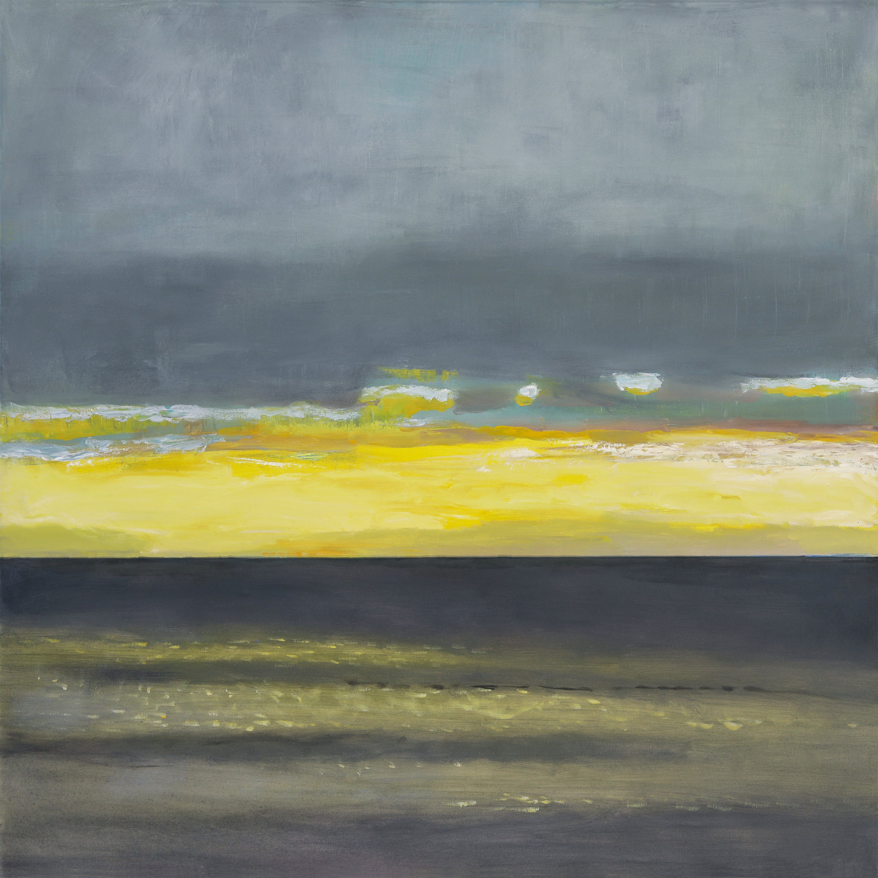 Yellow mood of ocean