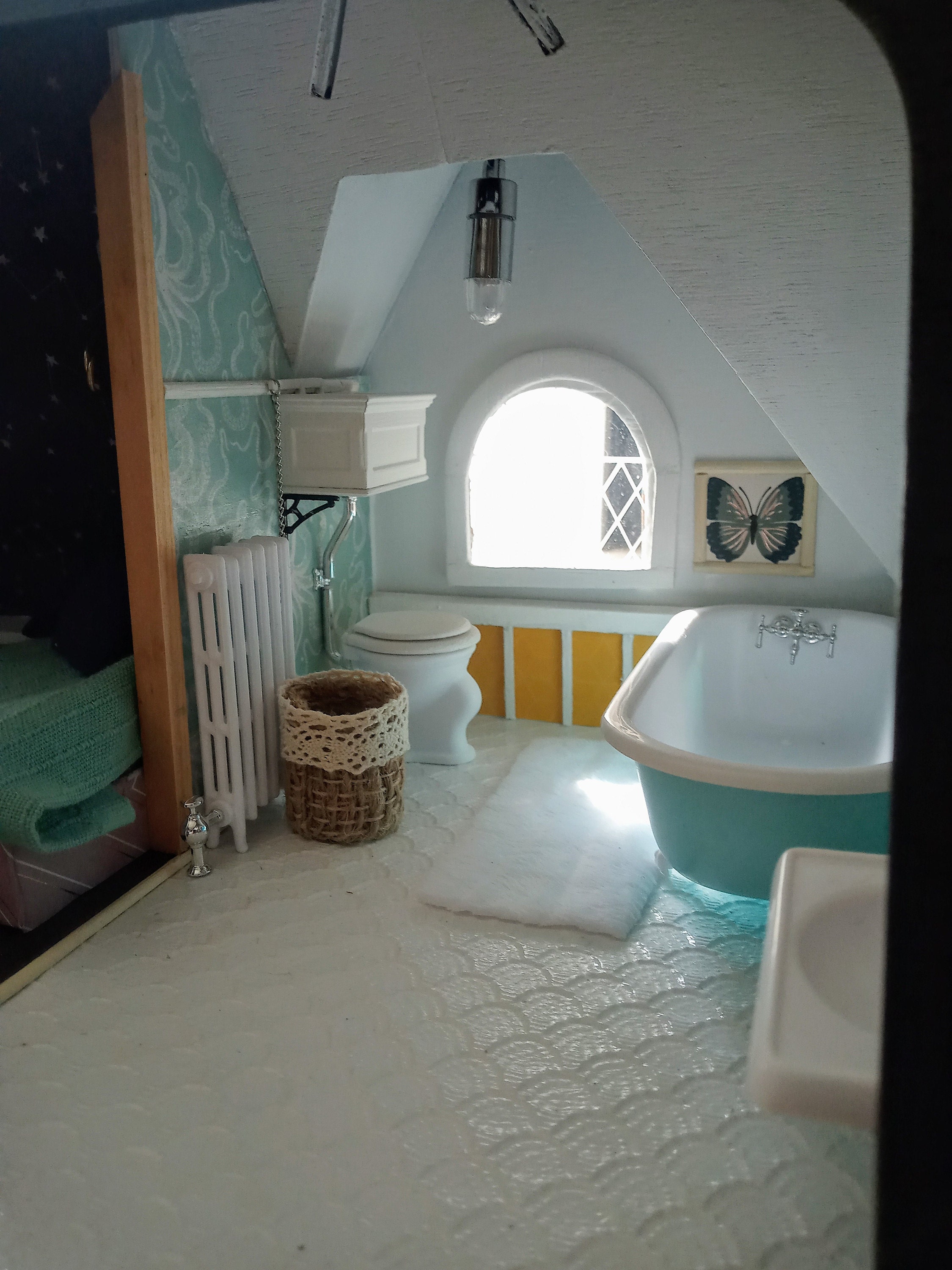 Upstairs Bathroom in natural light