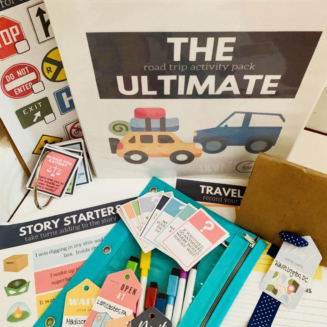 Lifes Lists Road Trip Activity Pack