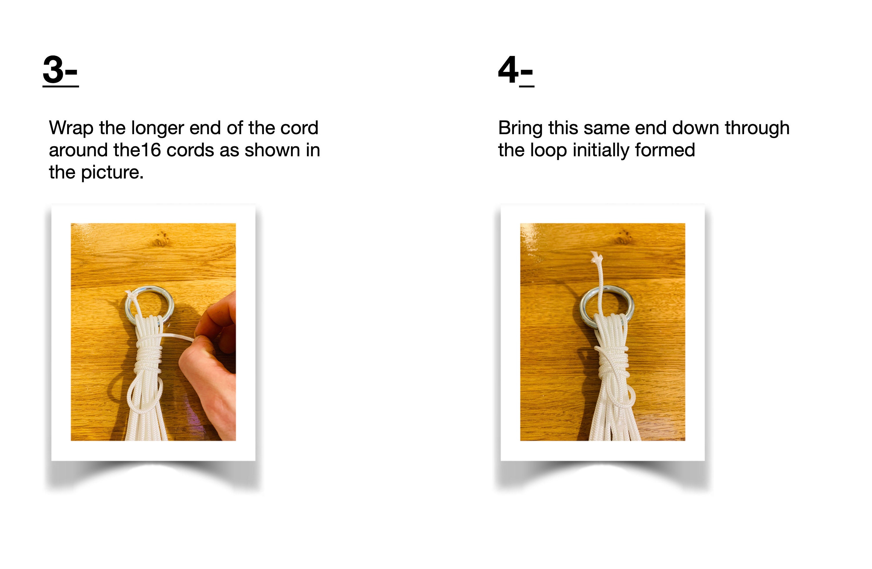 macrame wrapped knot