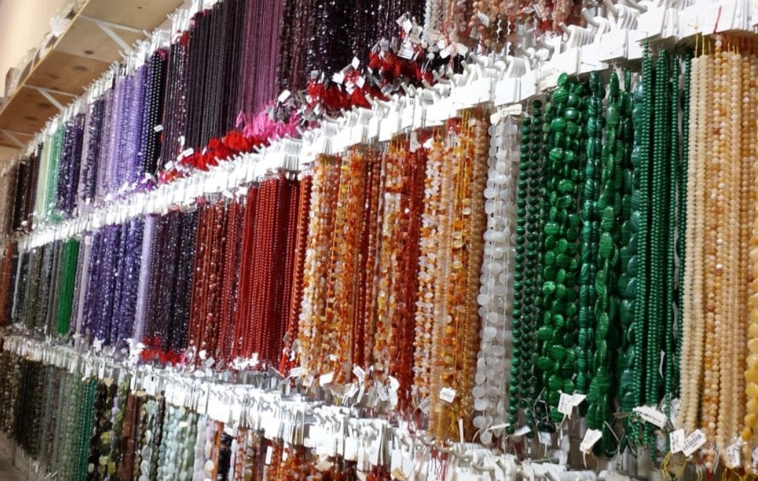 Aisles of beads