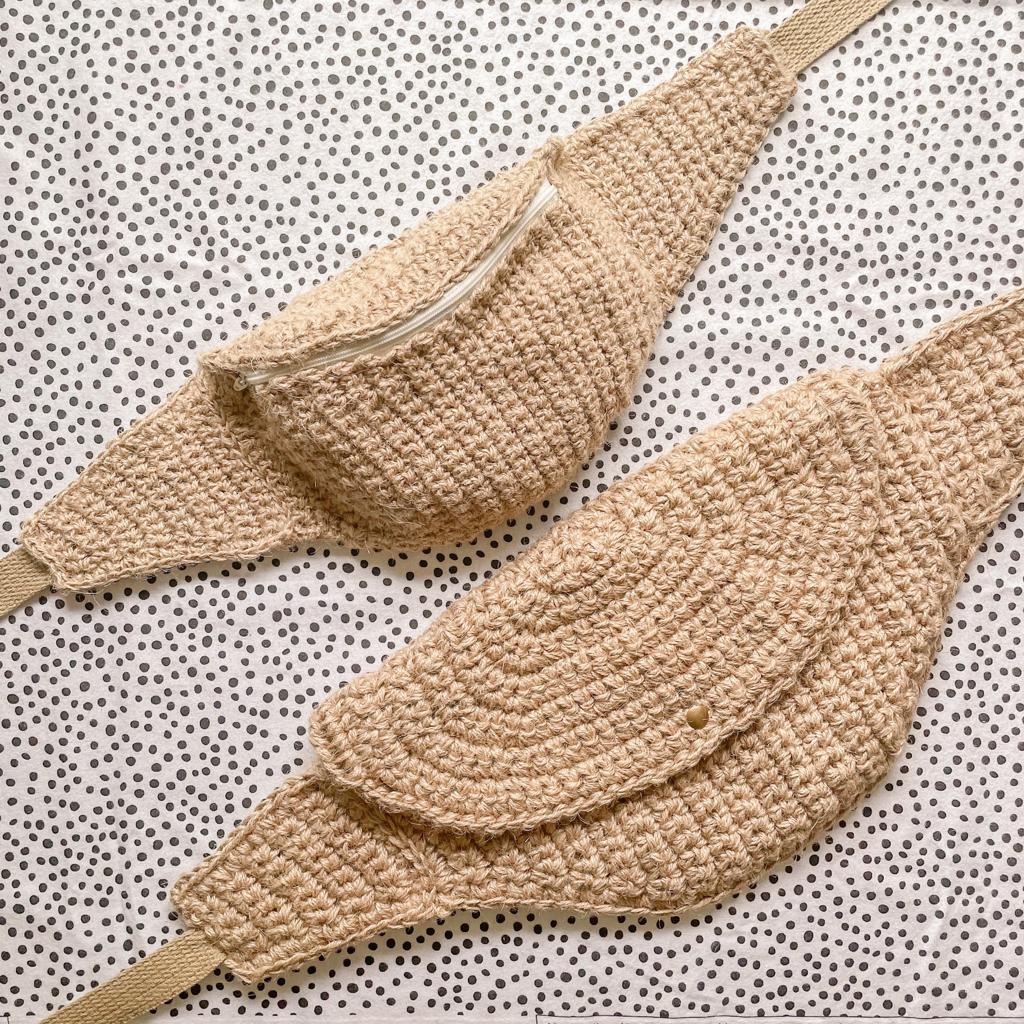 Two crocheted bags