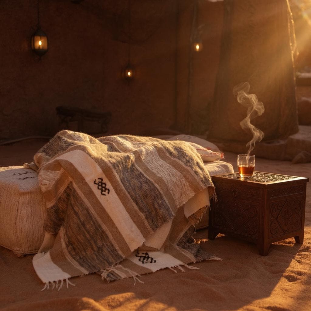 Figure 16. Tea, wool and a quiet hand. Craft that is meant to be used daily, not preserved on a shelf.