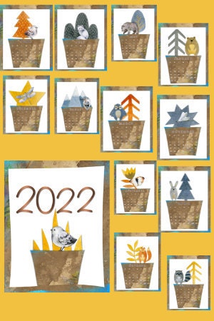 Printable Living Room Art Calendar