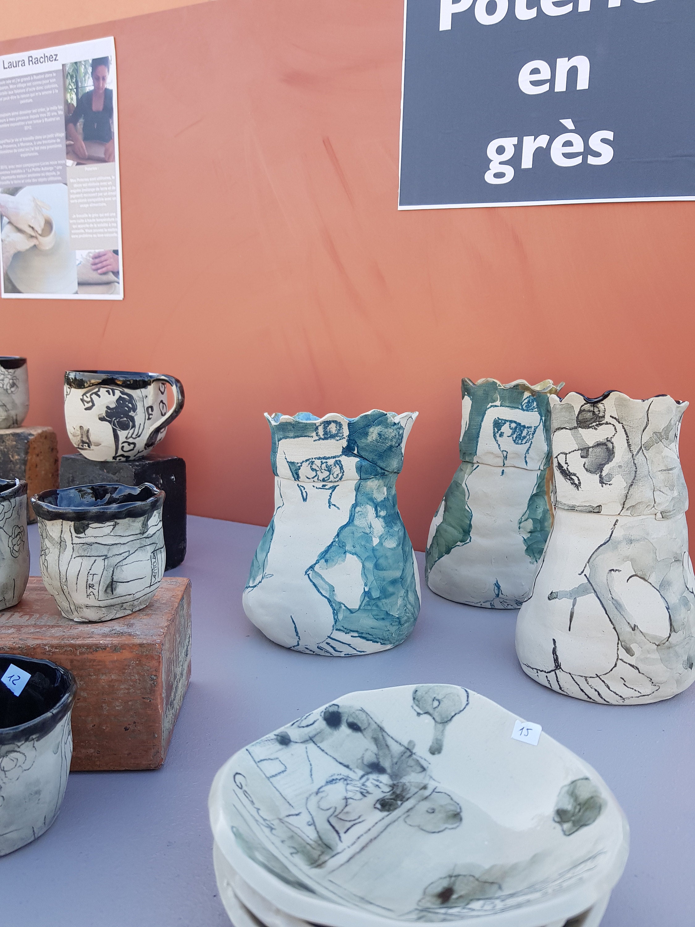Poterie en grès atelier Provence