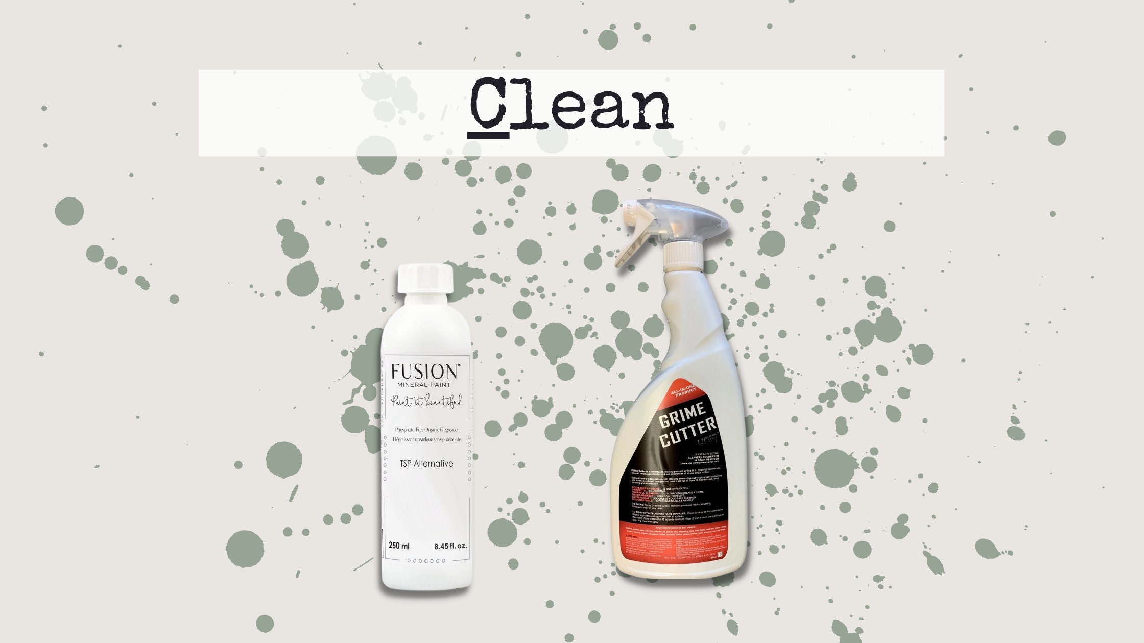 Furniture cleaning products