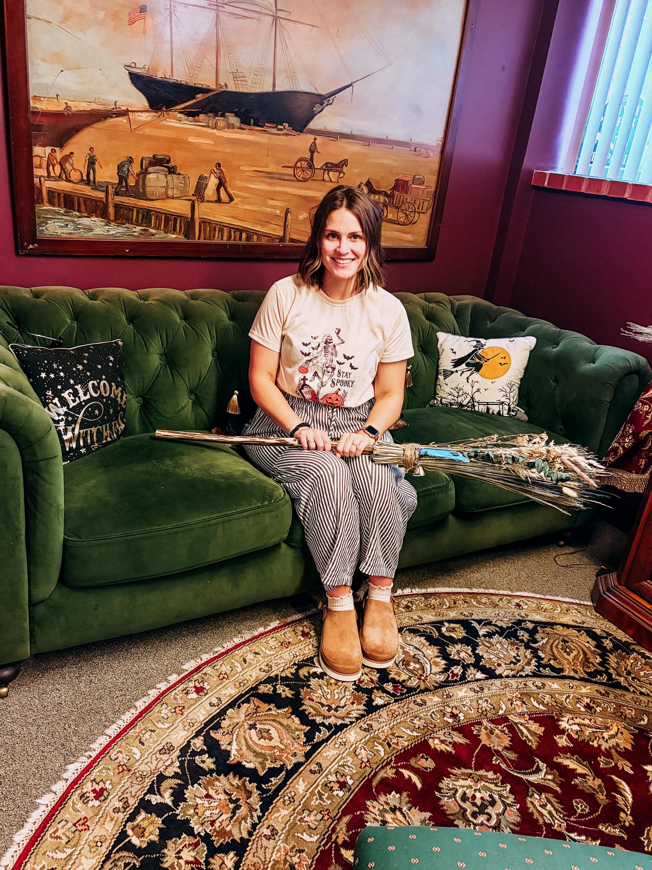 the witchs broom i made at witch city broom co