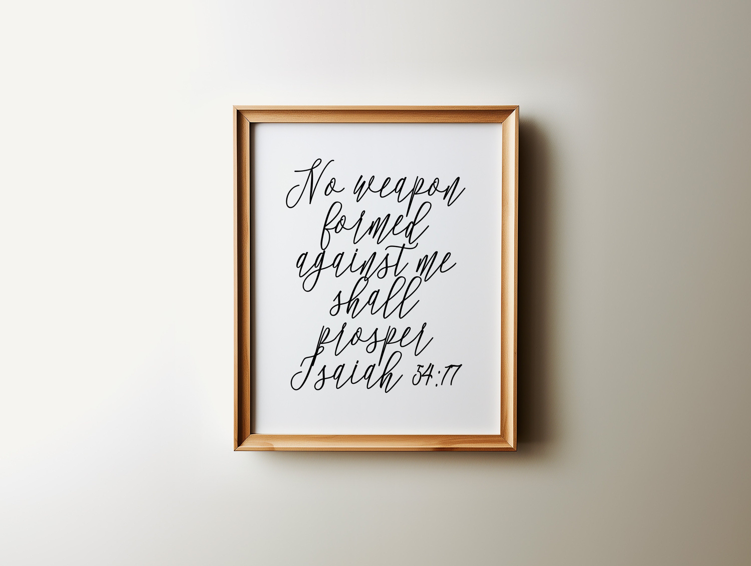 Isaiah 54:17 Printable