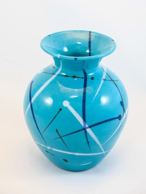 Island Blue Splatter Pottery