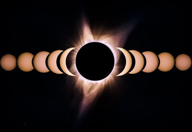 solar eclipse time lapse