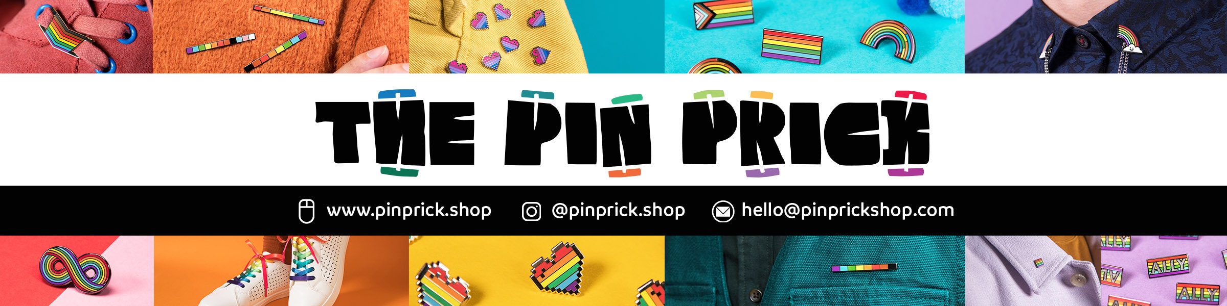 London gay pride shop. rainbow flag. wholesale museum and bookshop queer small seller