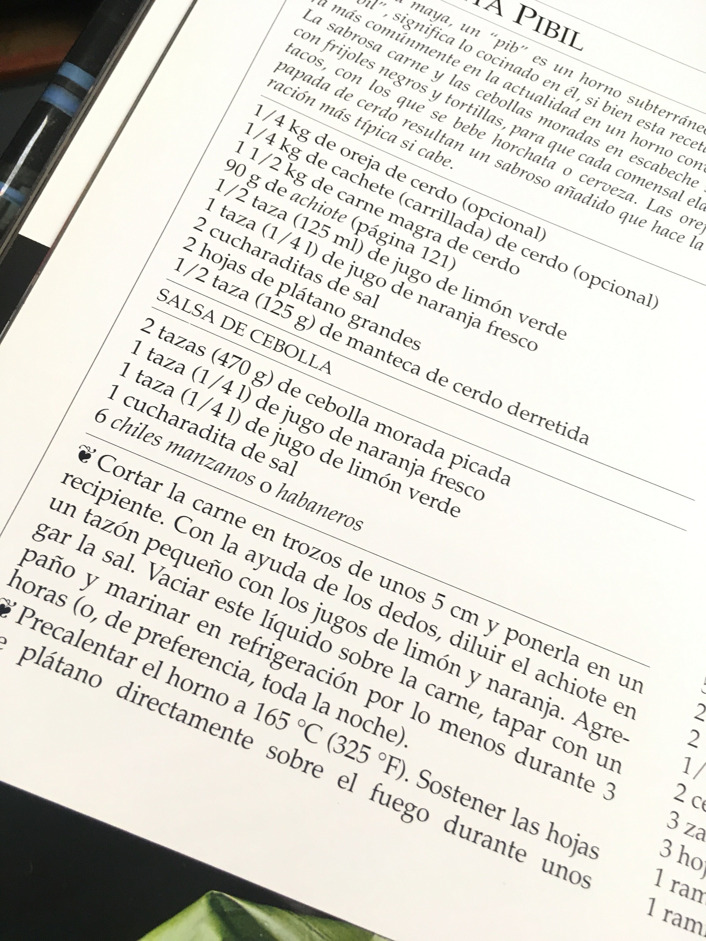 Primera parte de la receta de una auténtica cochinta pibil