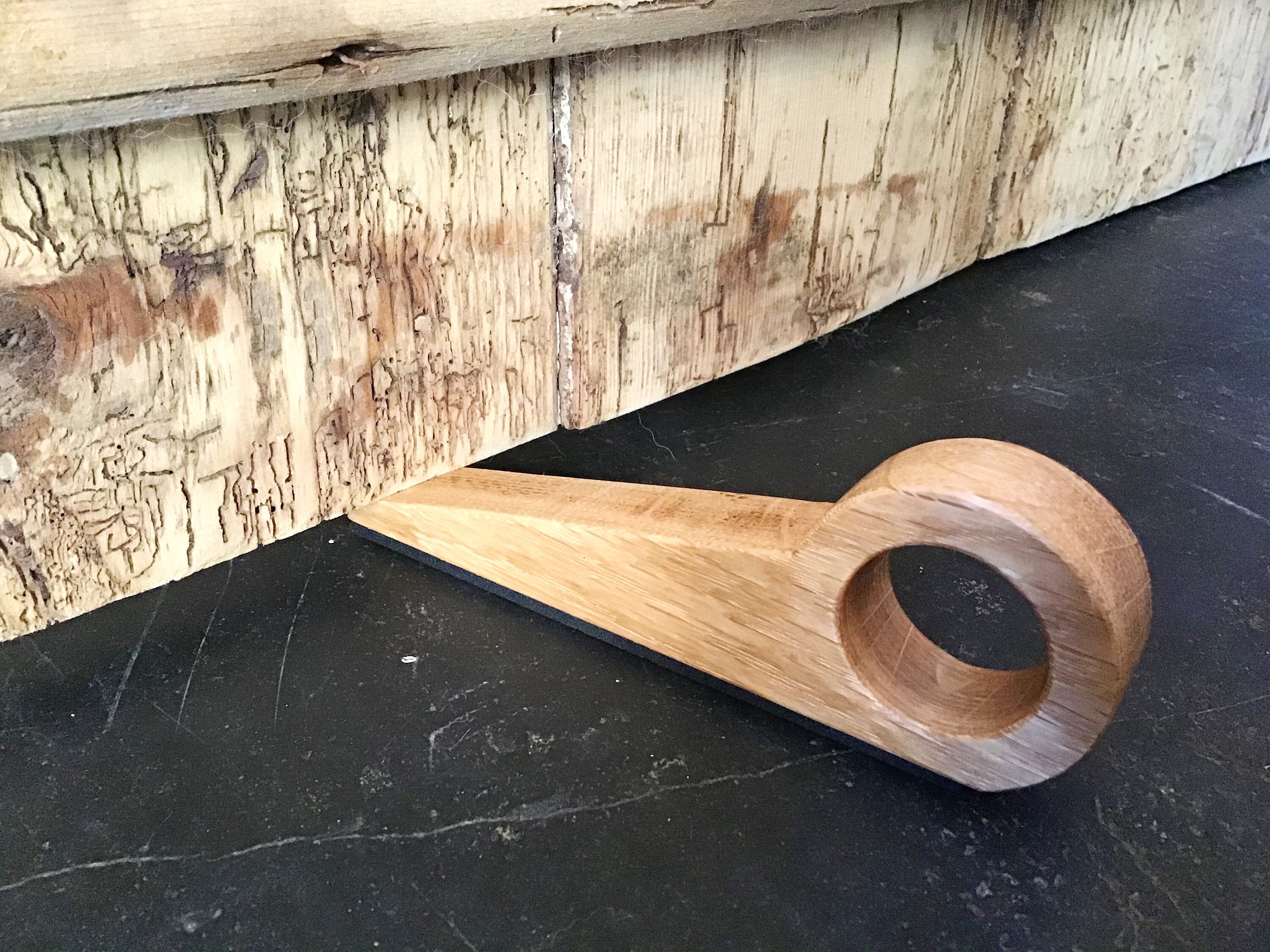 Light Oak wood Doorstops - handmade in West Wales UK by gorlech