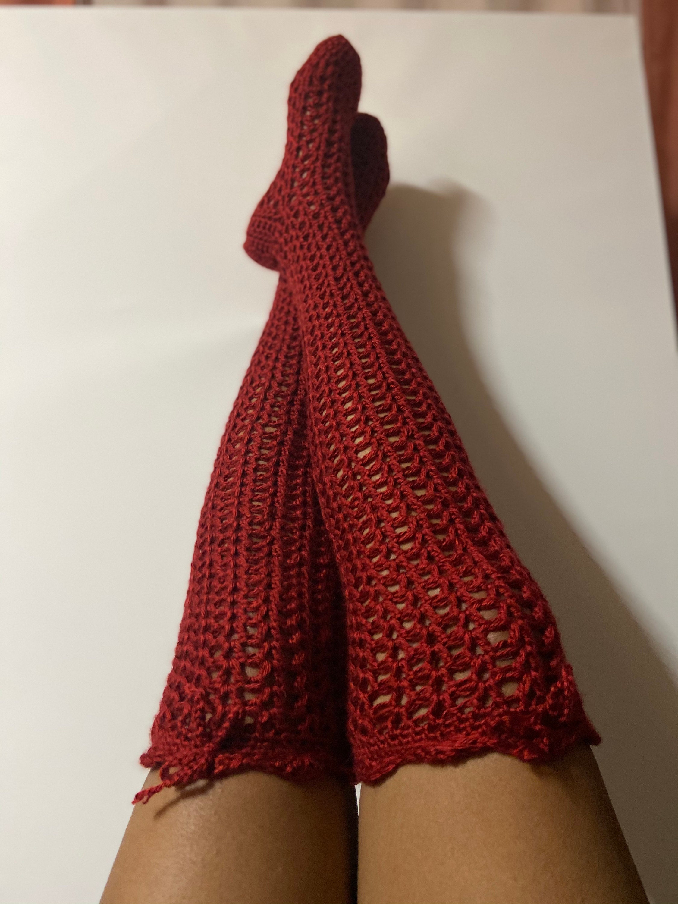 My First Pattern Over the Knee Socks