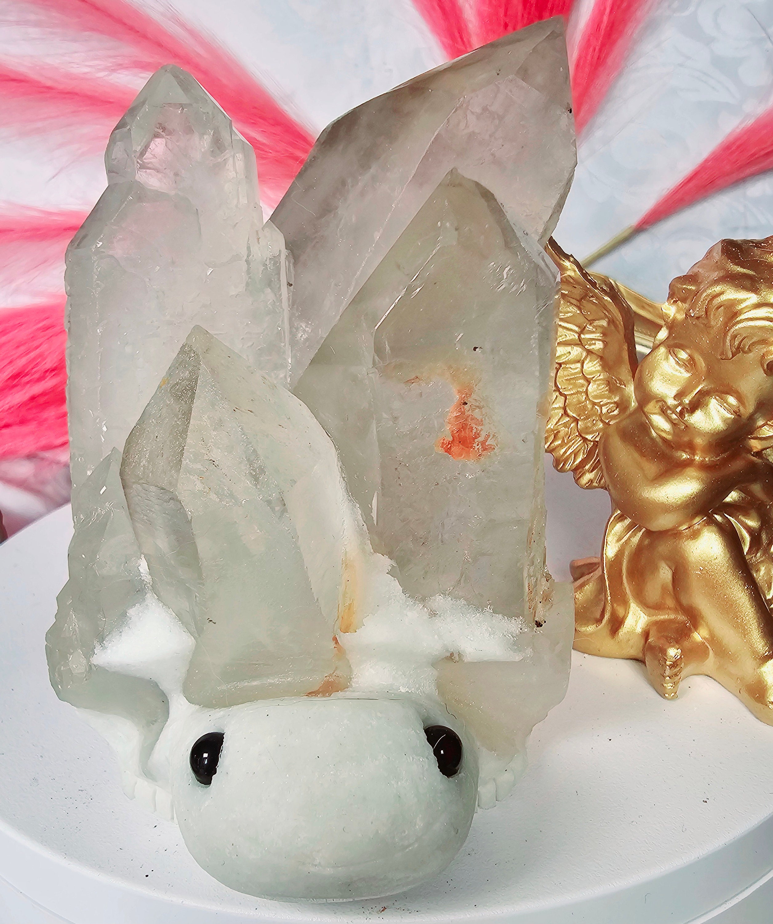 Clear Quartz Hedgehog