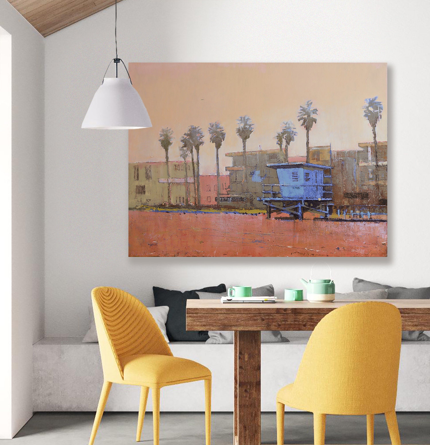 Hot Morning Miami, 48x36 inch