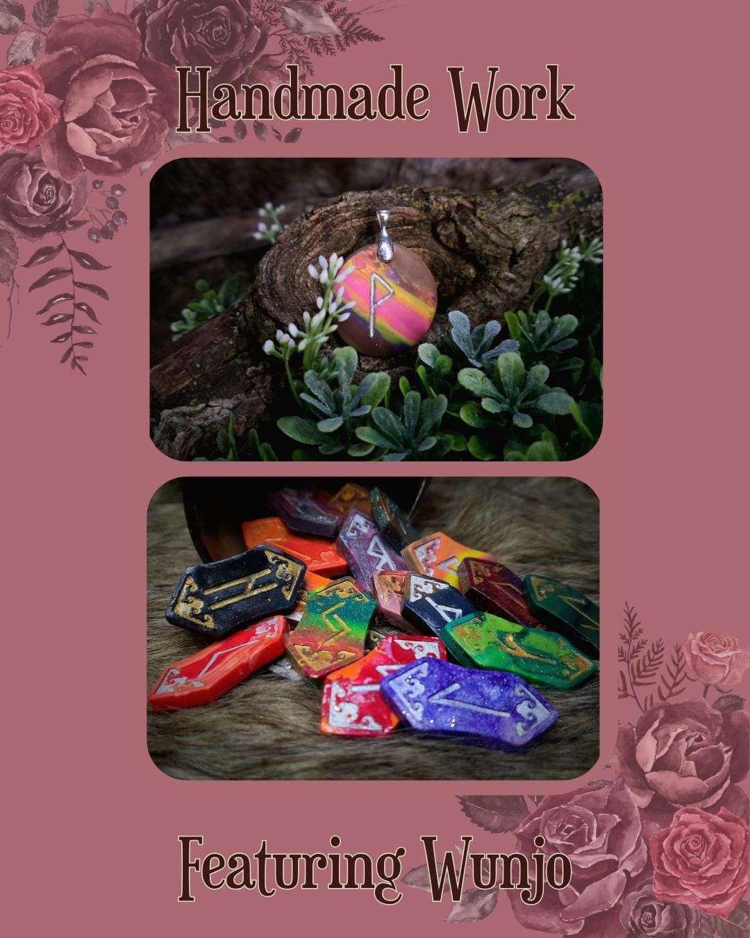 handmade work featuring wunjo