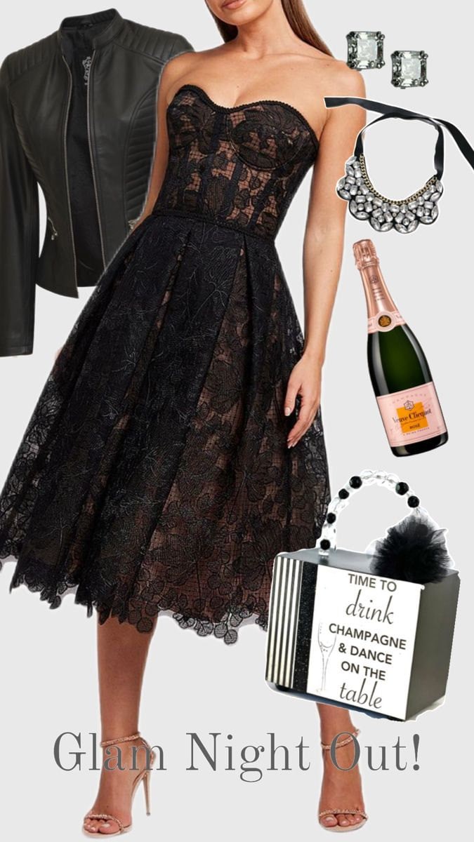 Glam Night Out Outfit