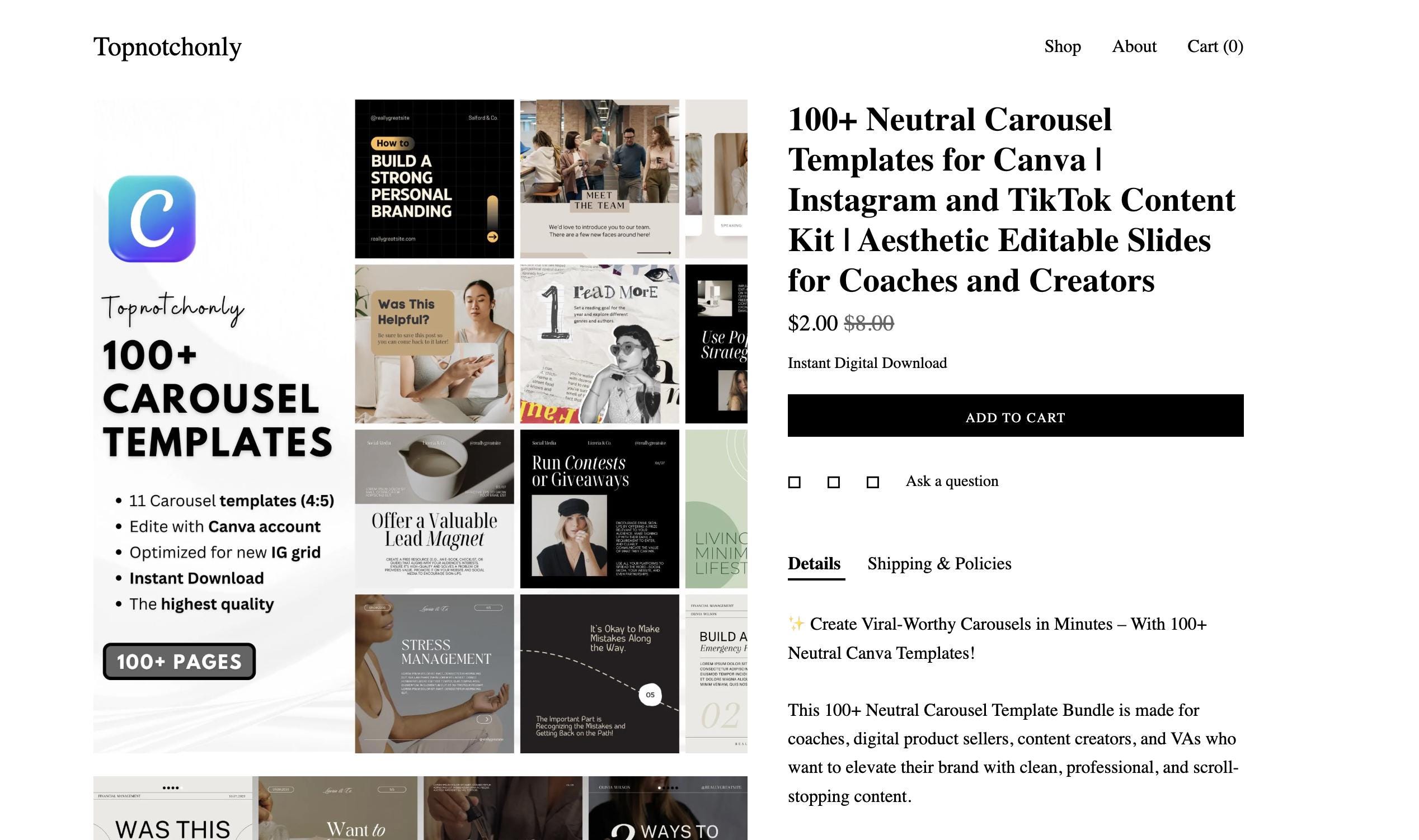Topnotchonly Digital Products Store: Premium Digital Downloads