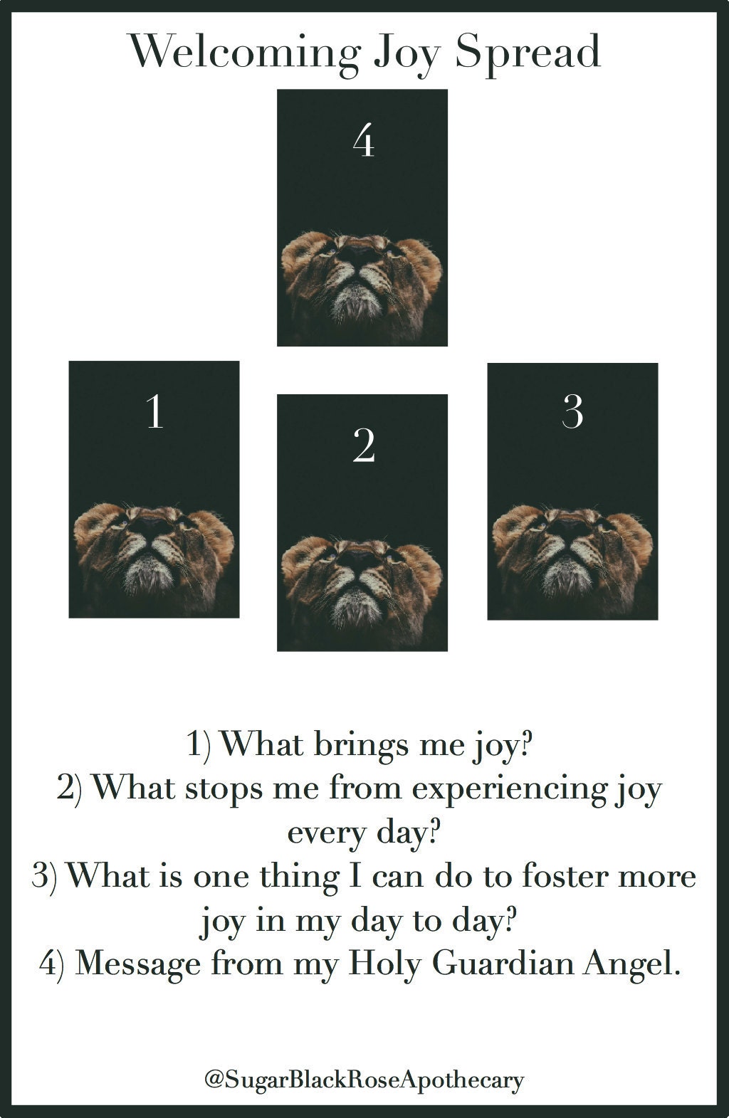 Welcoming Joy Tarot Spread