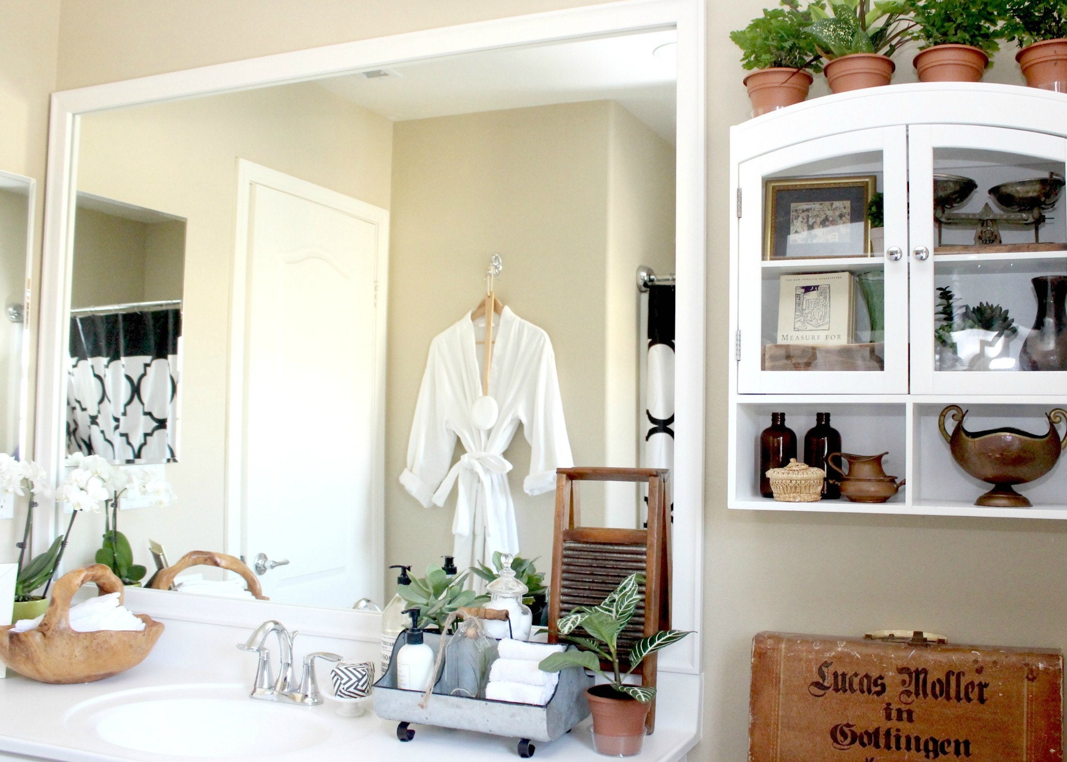 Diy Mirror Frame Kit Vintage Bathroom Decor