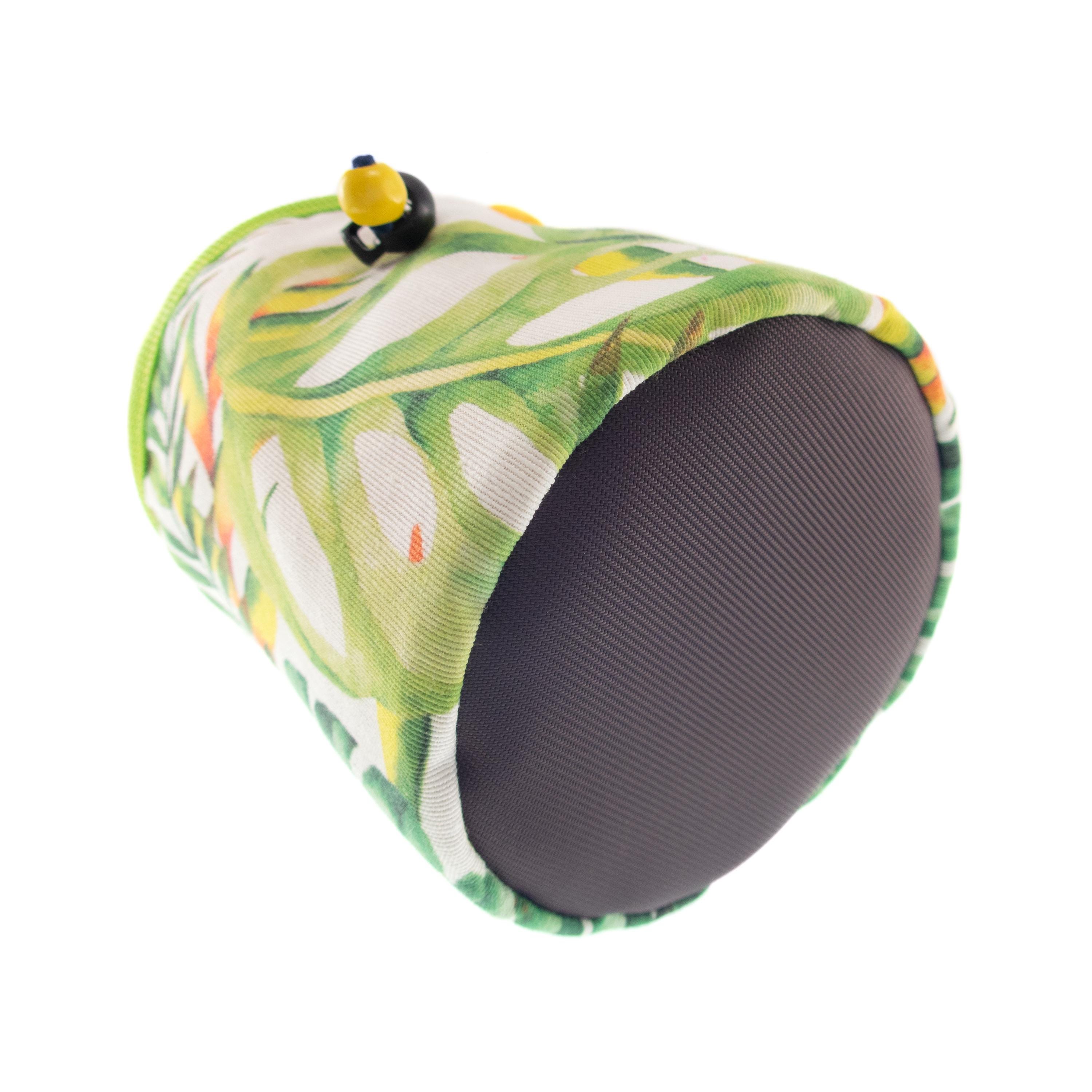 Large bouldering chalk bag made for outdoor rock climbing