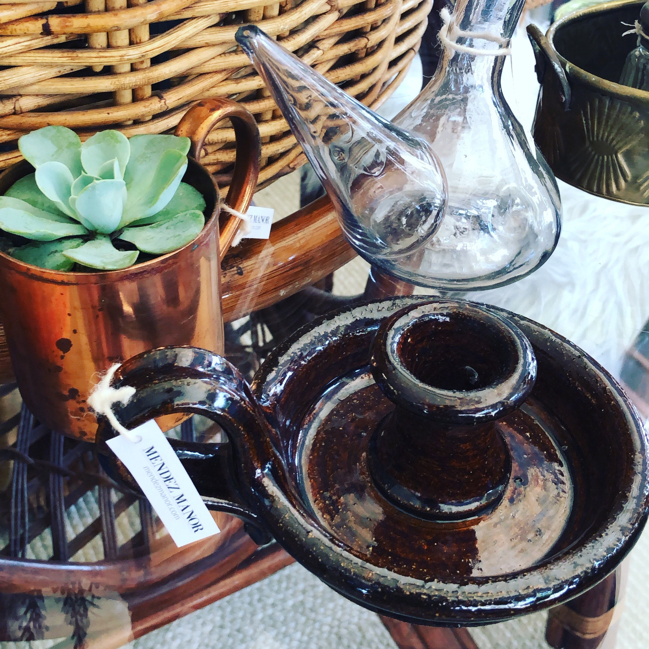 mendez manor vintage shop display