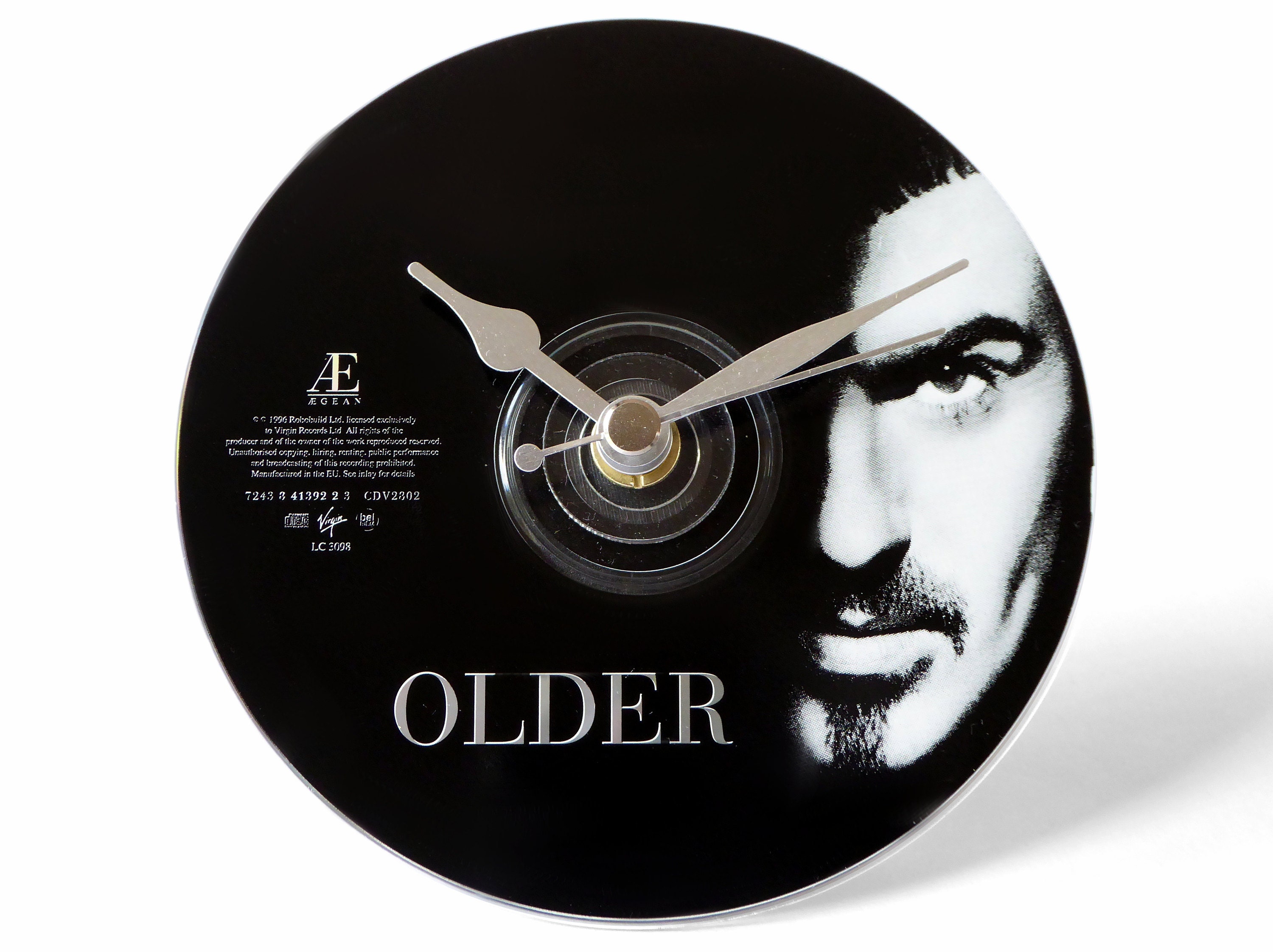 George Michael Older CD Clock and Keyring Gift Set