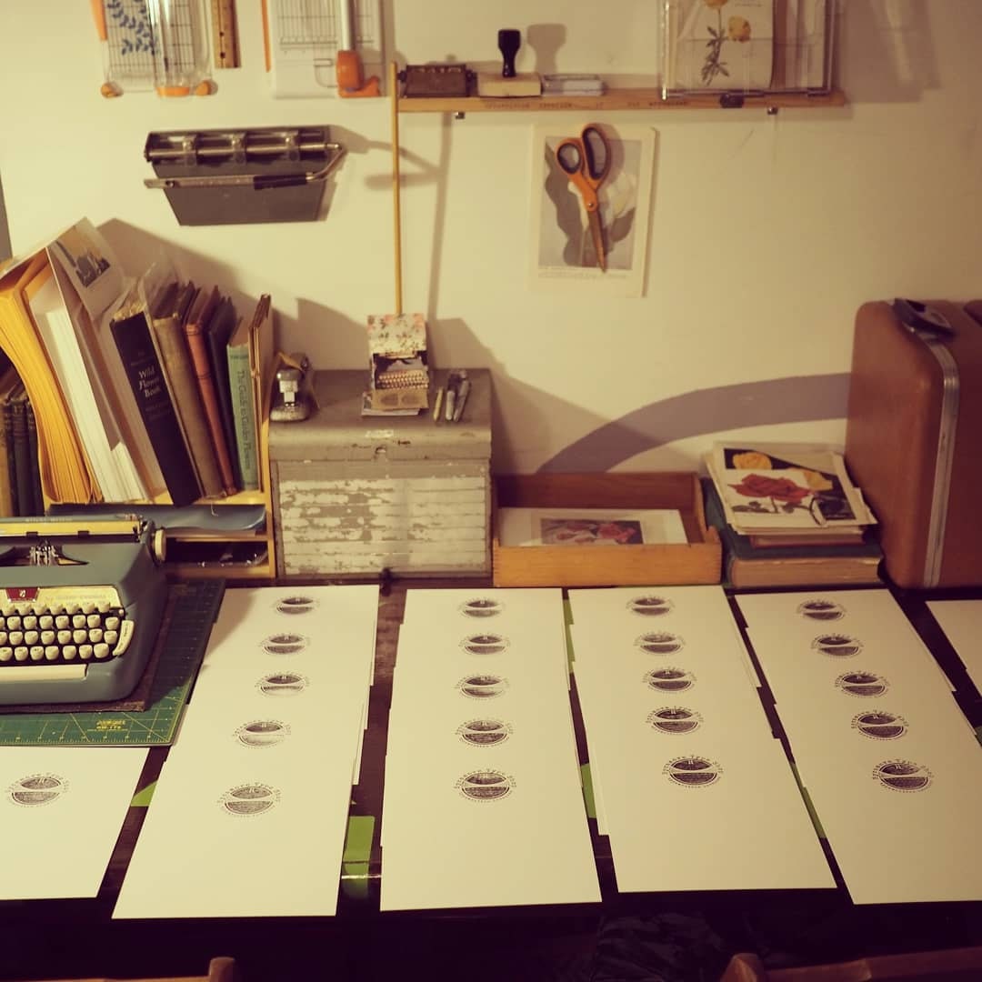 Stamping the backing stock