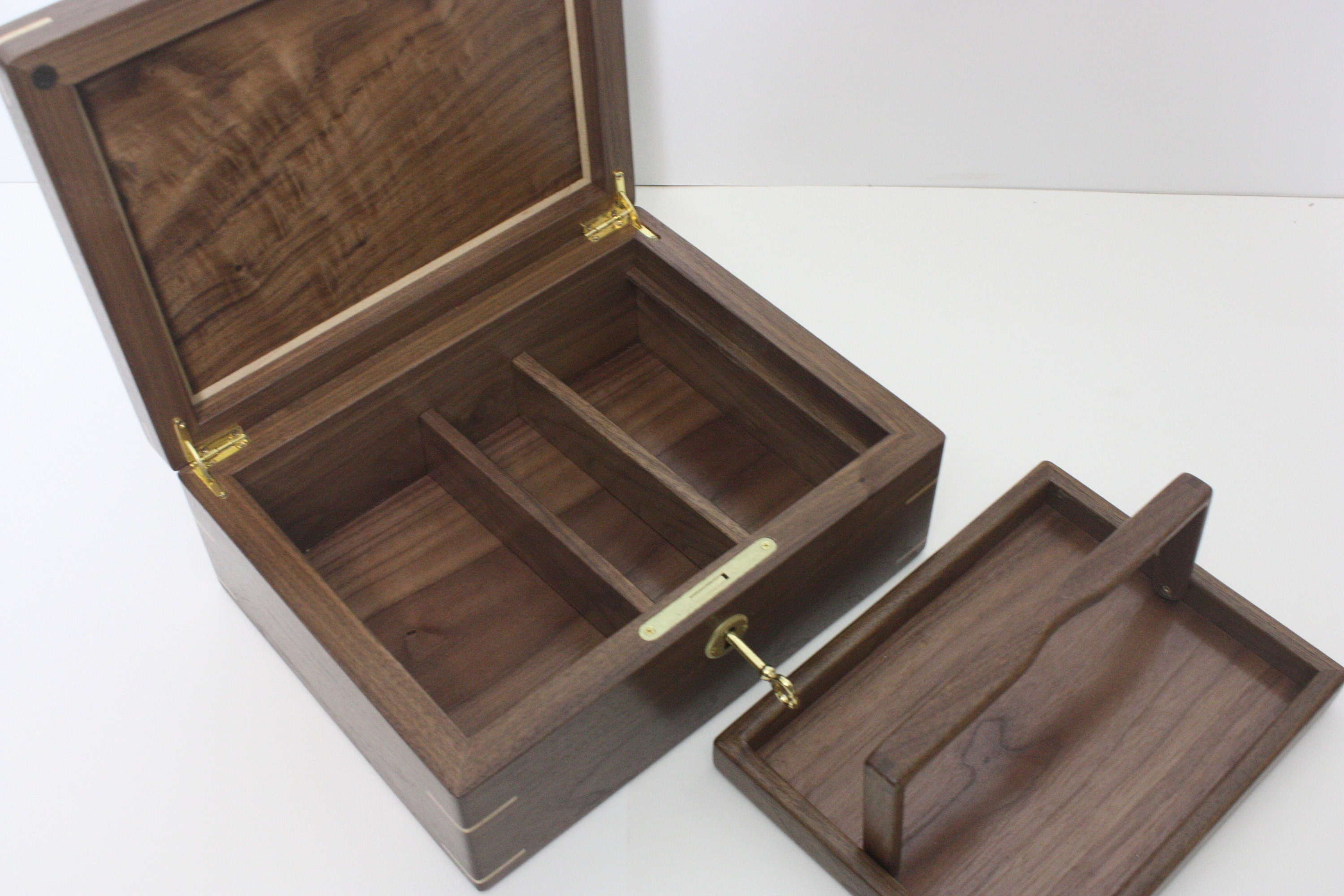 Box with Tray and Dividers