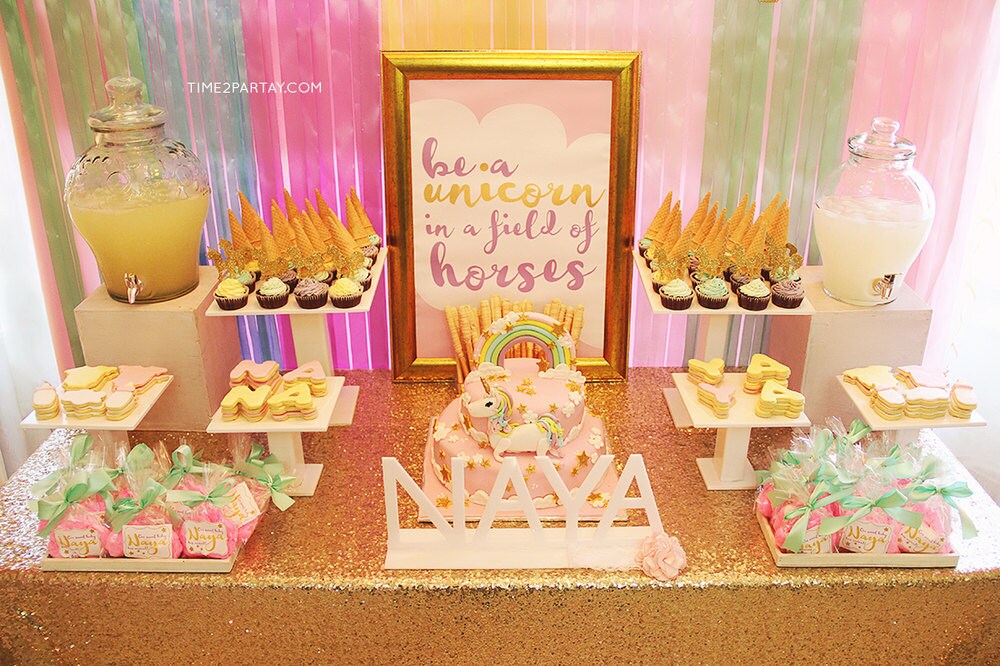 unicorn baby shower theme