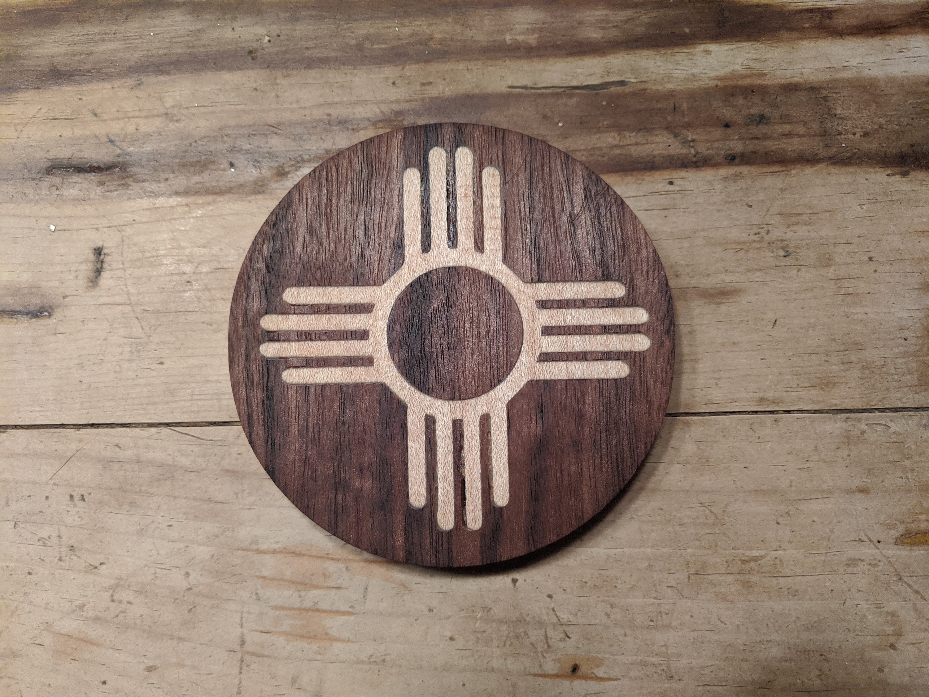 Zia Symbol Drink Coaster