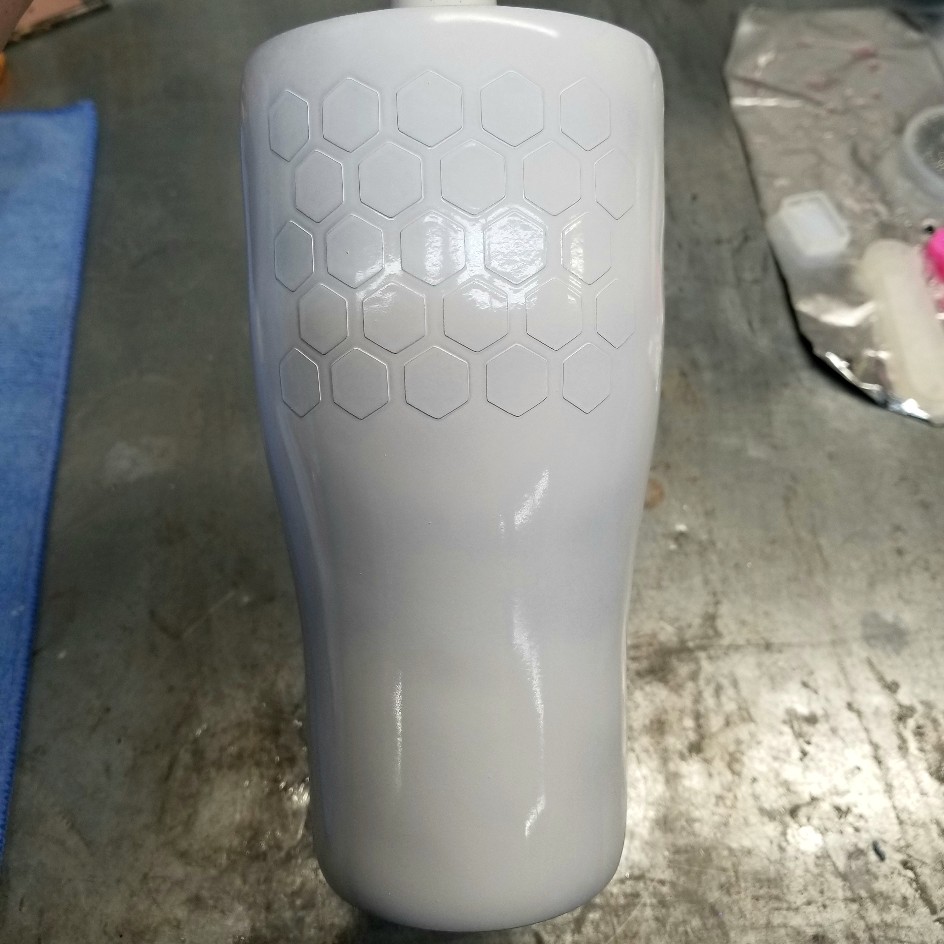 Queen Bee Tumbler in Process