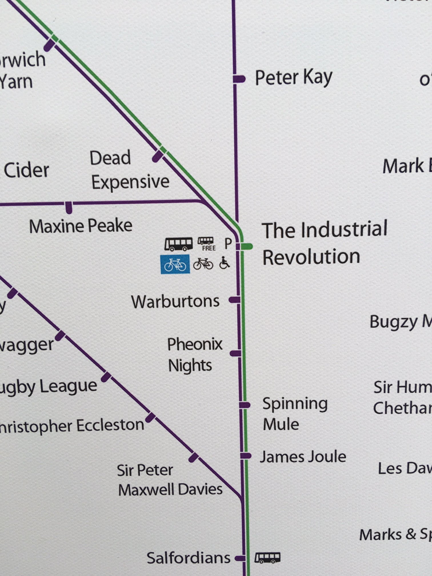 northern quarter gallery - we are northern map