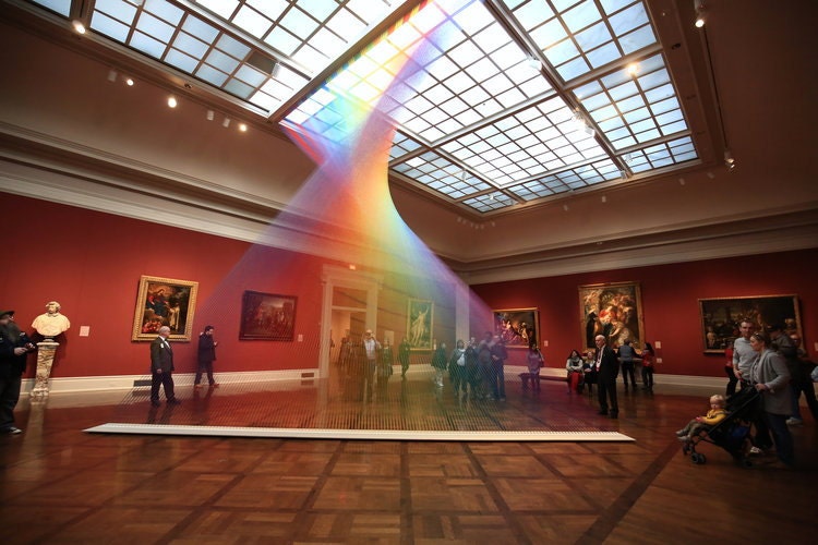 © Gabriel Dawe, Plexus no. 35, Toledo Museum of art, 2016