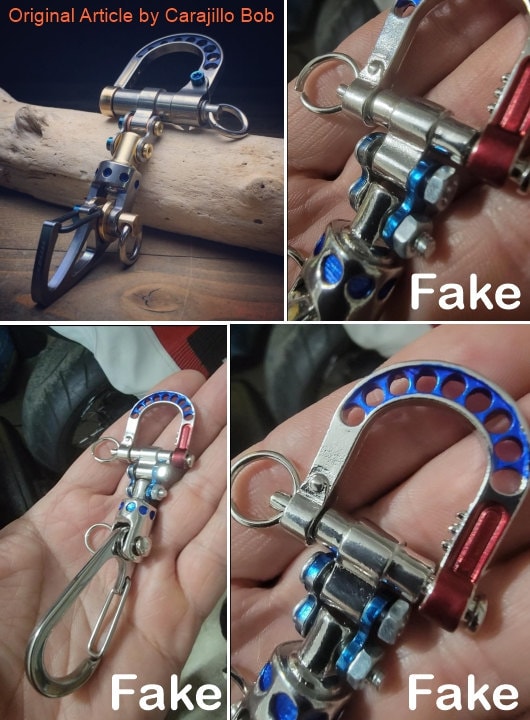 Fake Shackle Carabiner