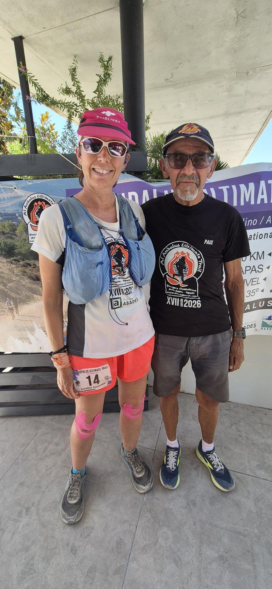 Caroline with Paul Bateson