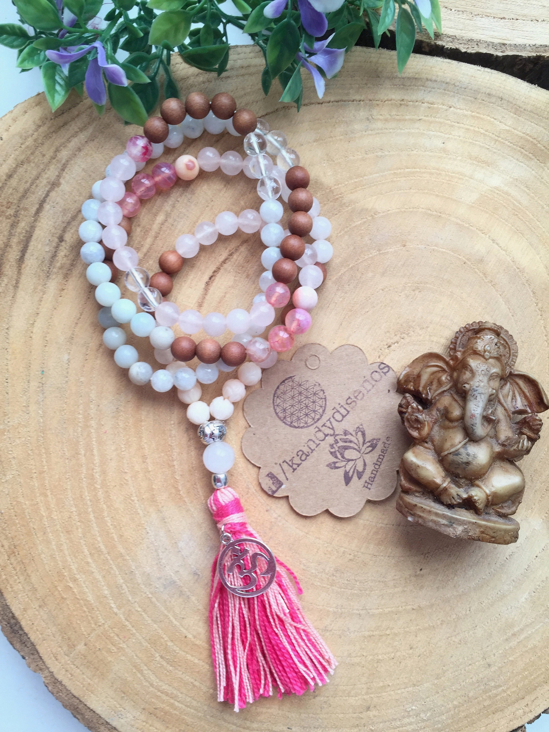 bloom prayer beads necklace kandy disenos