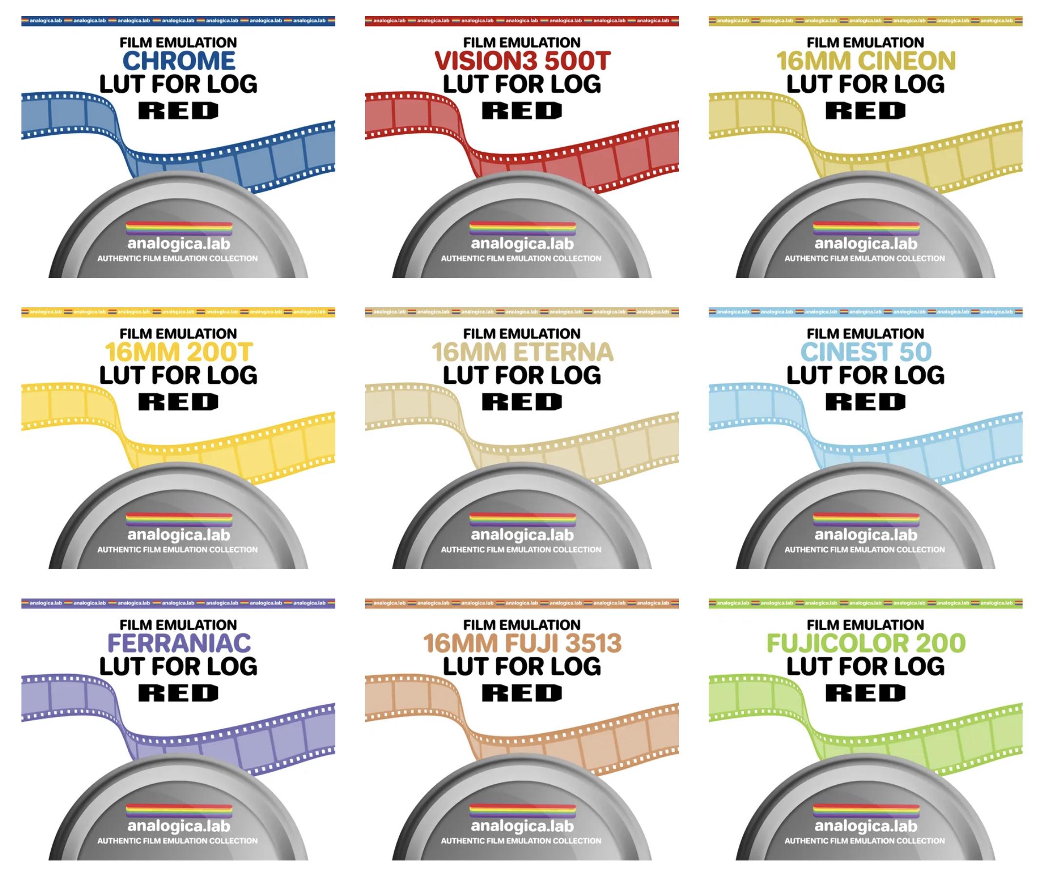 LUTs for RED Log3G10 Nikon ZR