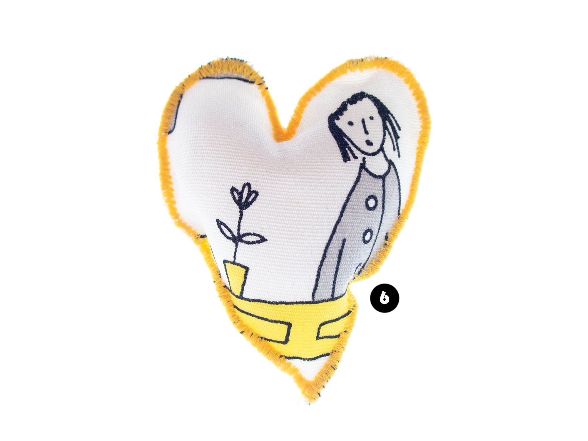 handmade fabric heart gift for men, women, friend