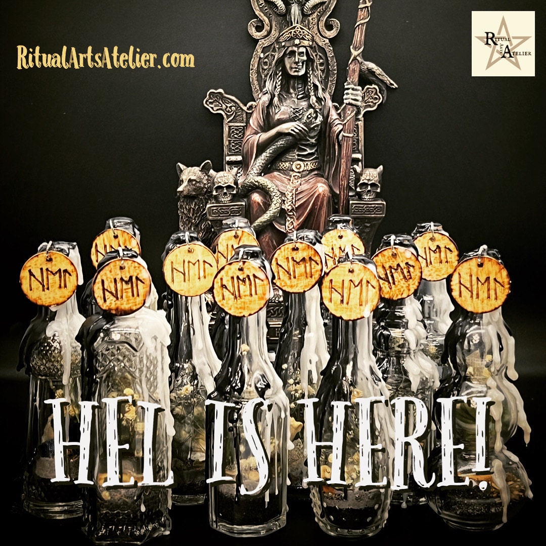 HEL hela norse witch bottle