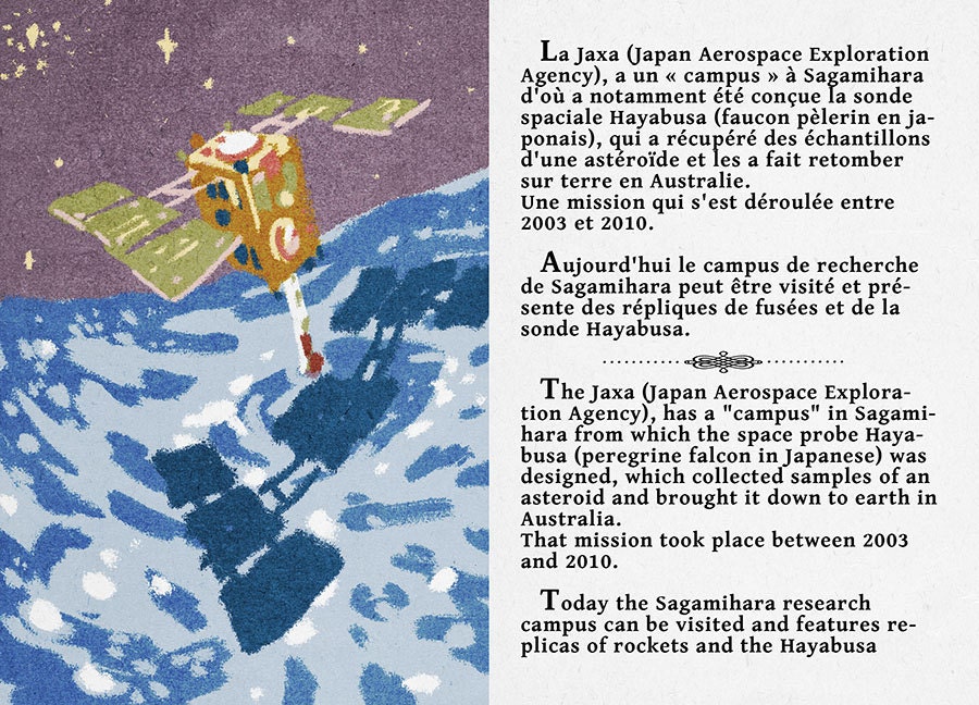 double page livre illustation navette spatiale